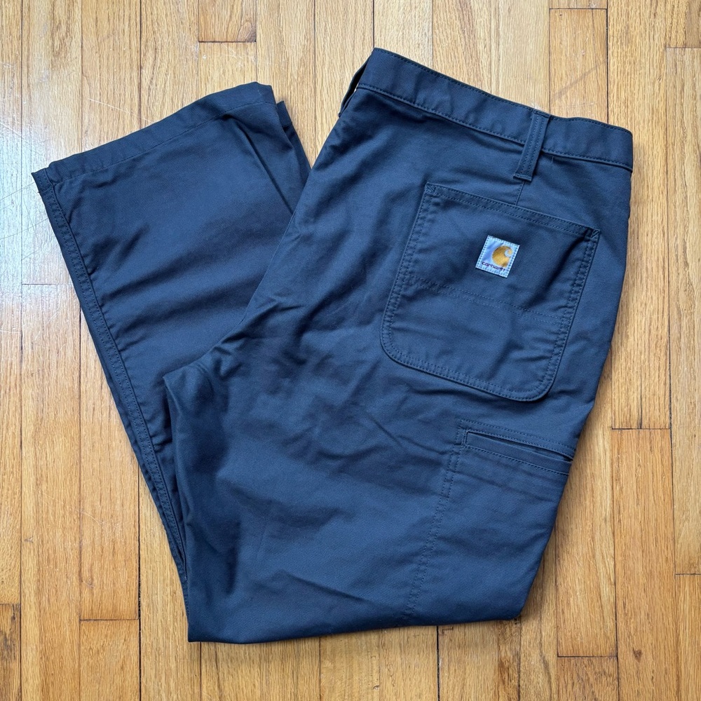 Carhartt Men’s 44x30 Rugged Professional Flex Relaxed Fit Canvas Work Pants Gray